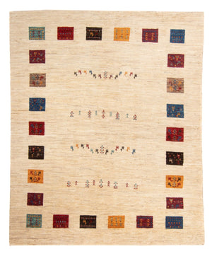 Alfombra Gabbeh - Loribaft Persa - 194 x 151 cm - multicolor