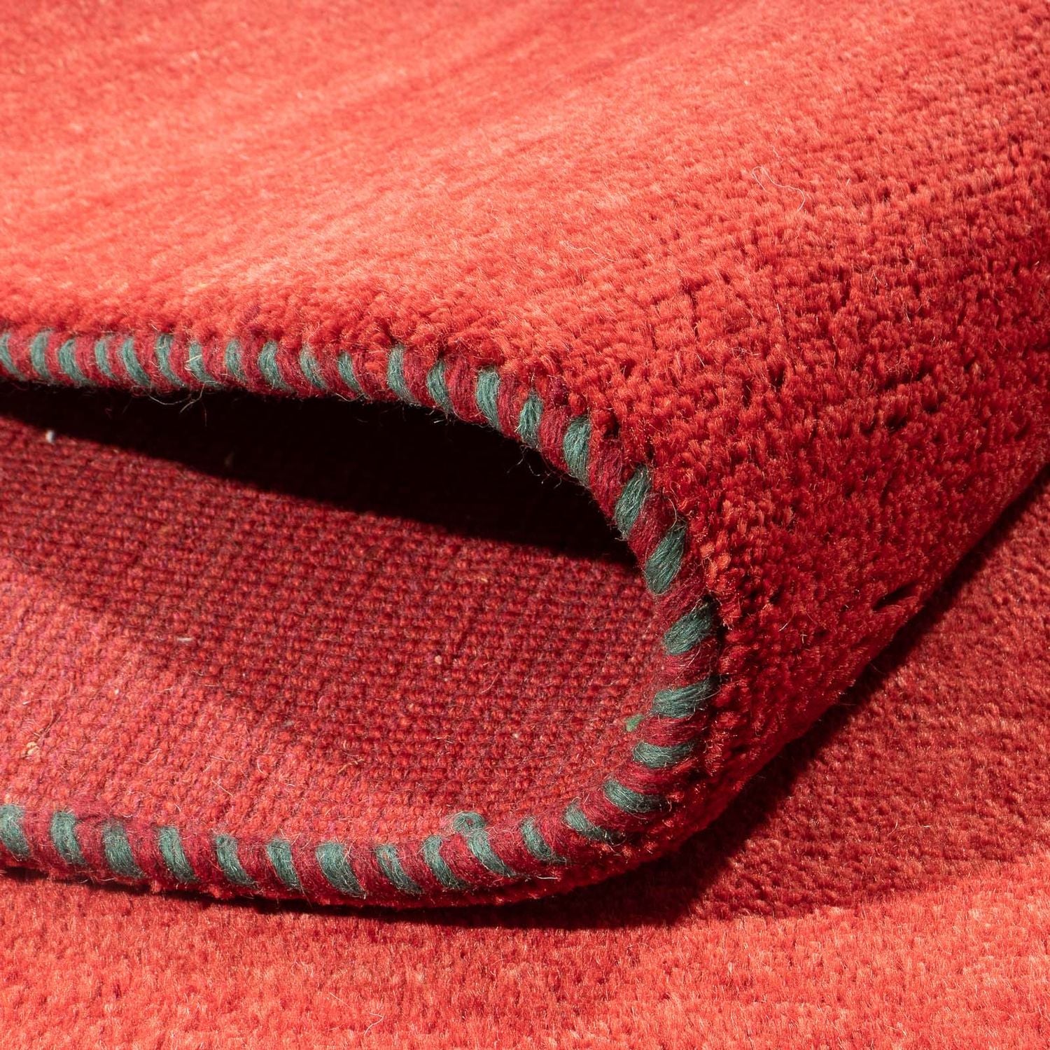 Alfombra Gabbeh - Persa - 196 x 145 cm - rojo