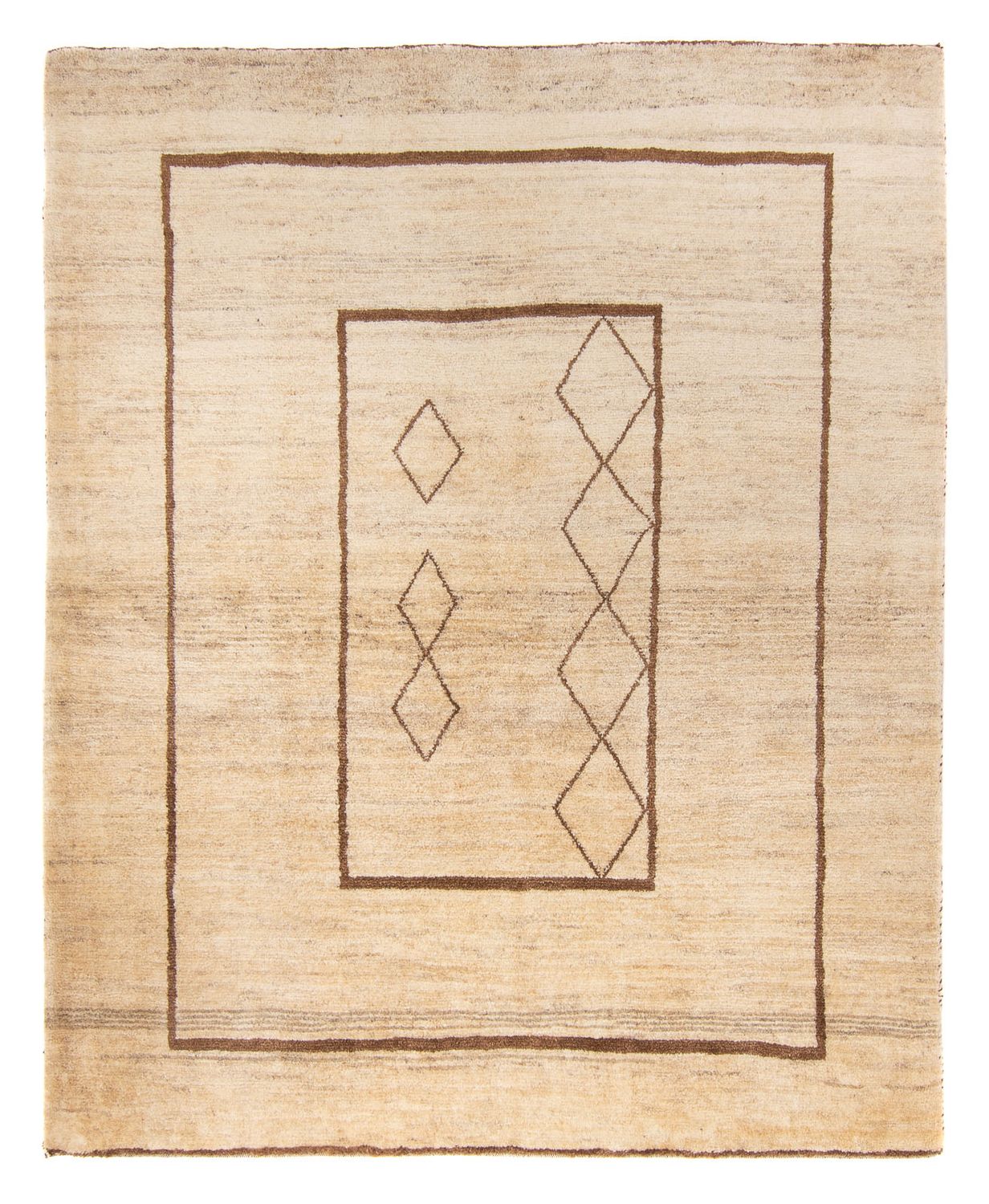 Alfombra bereber - 203 x 164 cm - beige