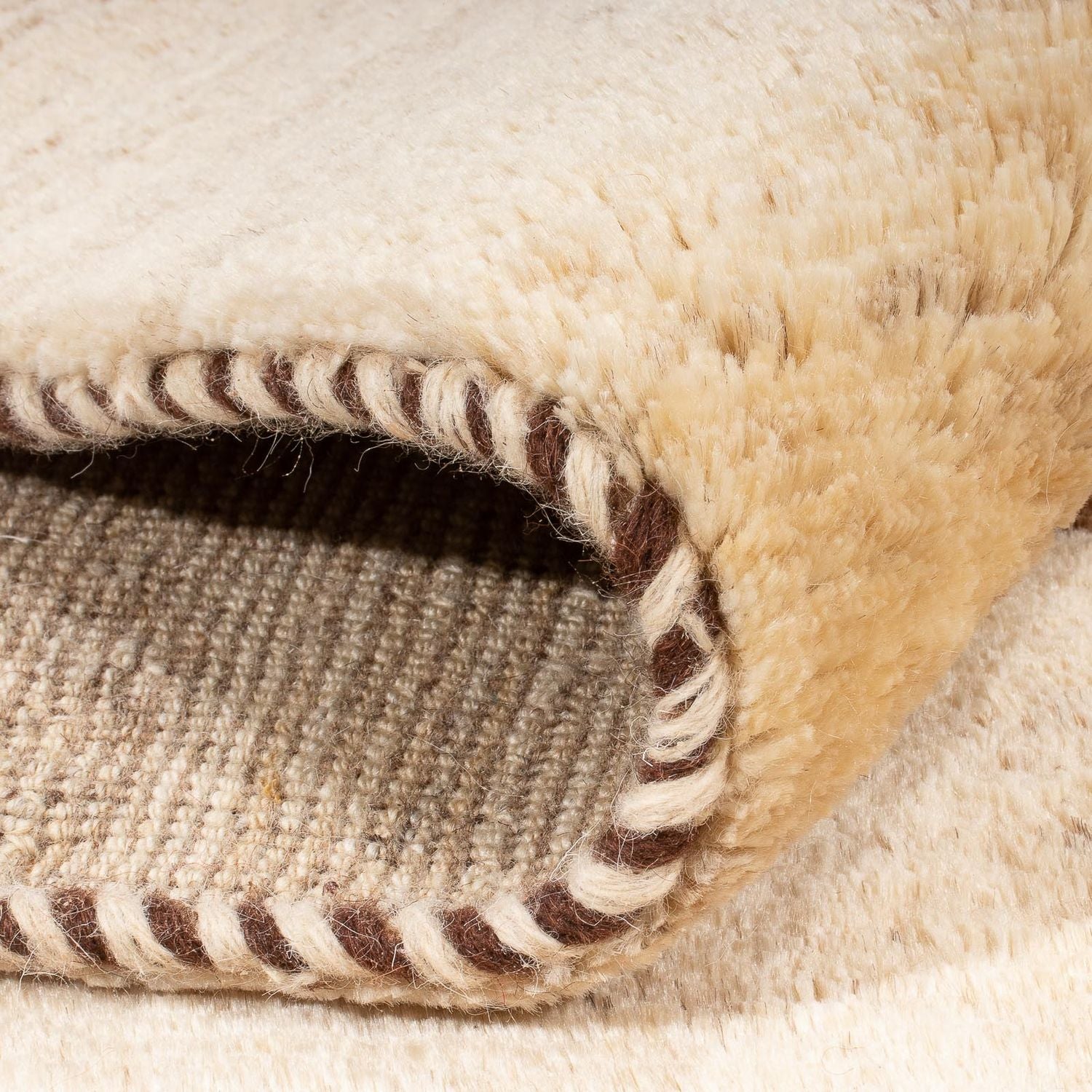 Alfombra bereber - 203 x 164 cm - beige