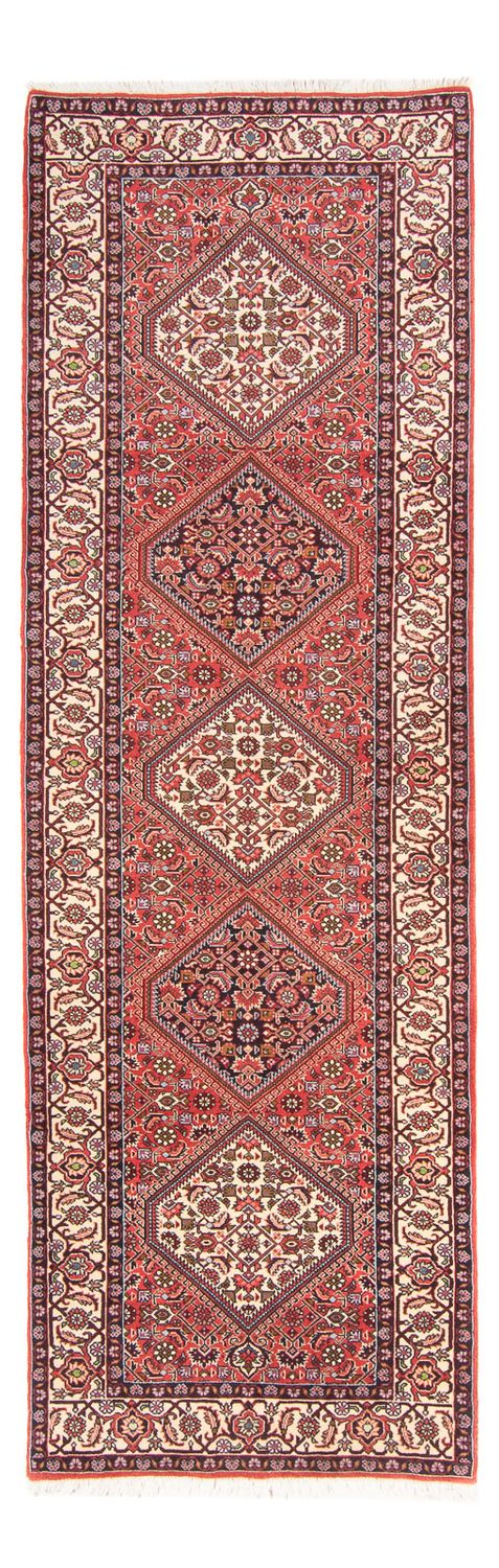 Alfombra de pasillo Alfombra persa - Bidjar - 270 x 82 cm - rojo