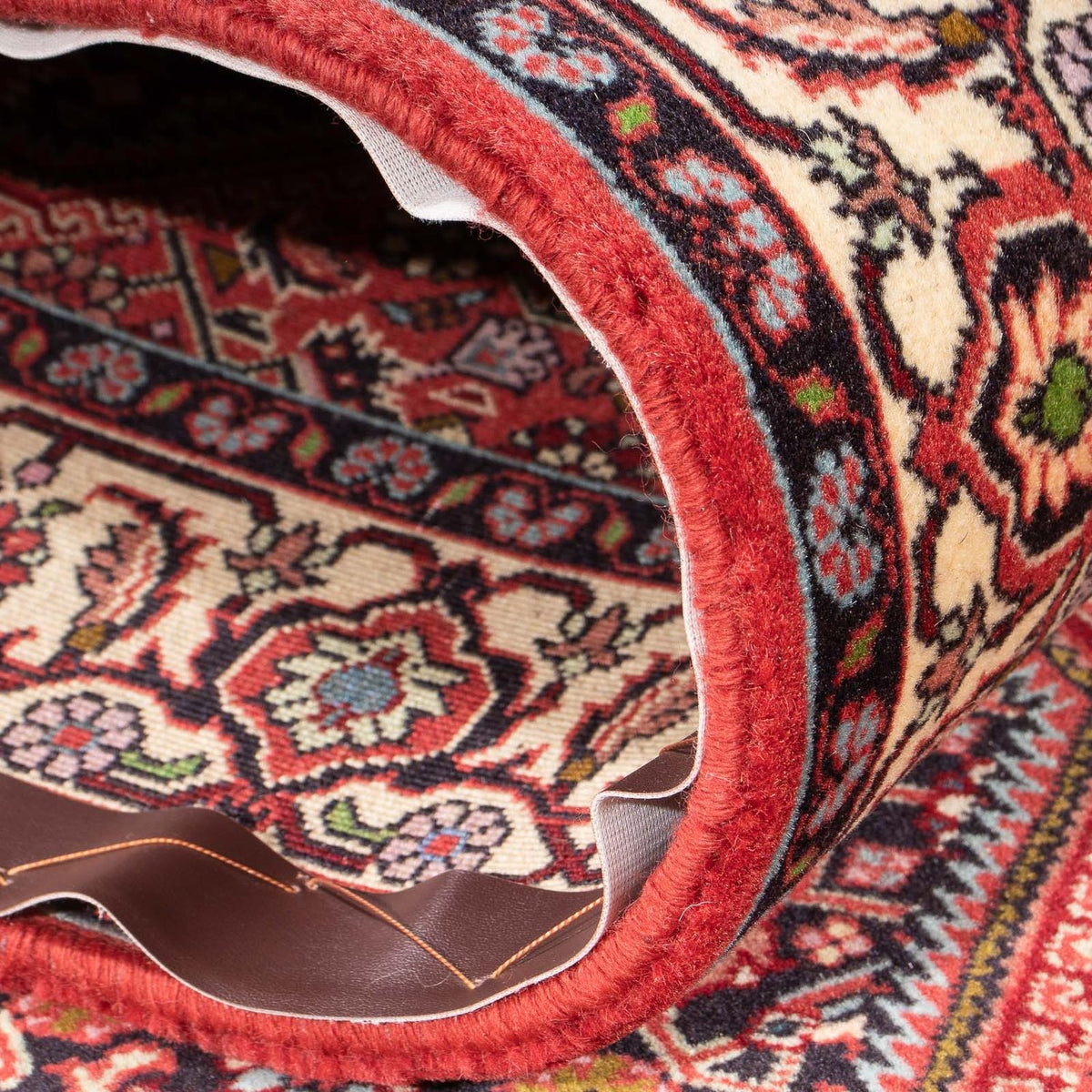 Alfombra de pasillo Alfombra persa - Bidjar - 270 x 82 cm - rojo