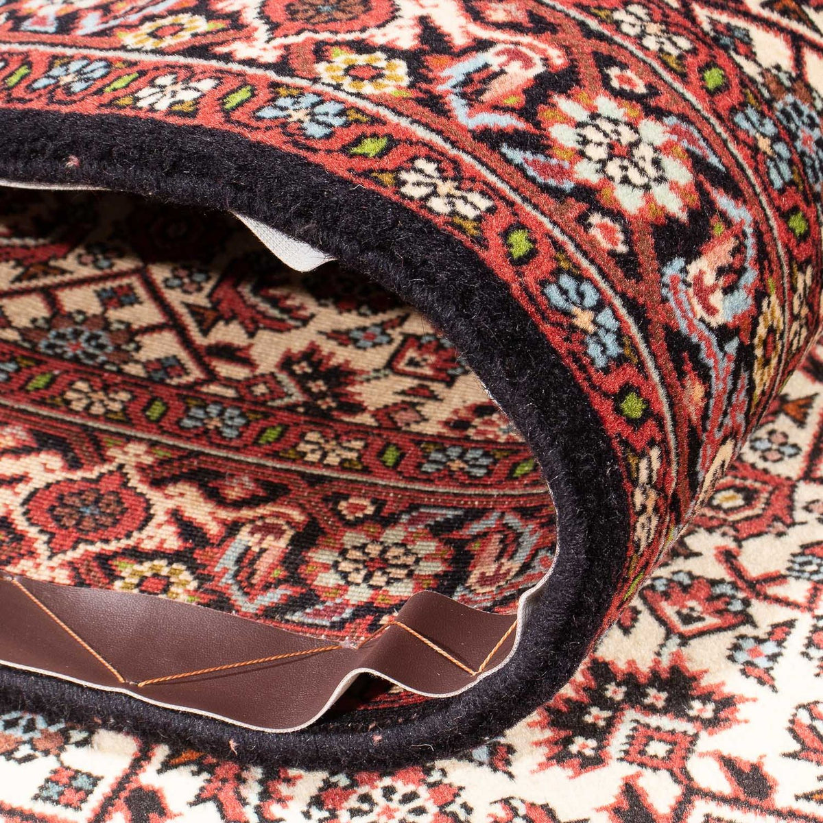 Alfombra de pasillo Alfombra persa - Bidjar - 254 x 86 cm - beige