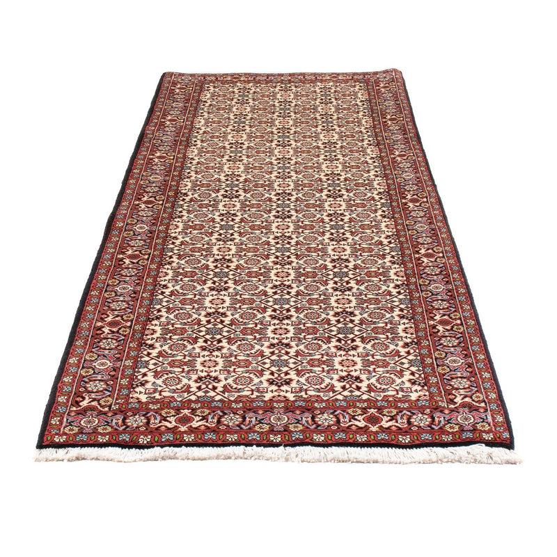 Alfombra de pasillo Alfombra persa - Bidjar - 254 x 86 cm - beige