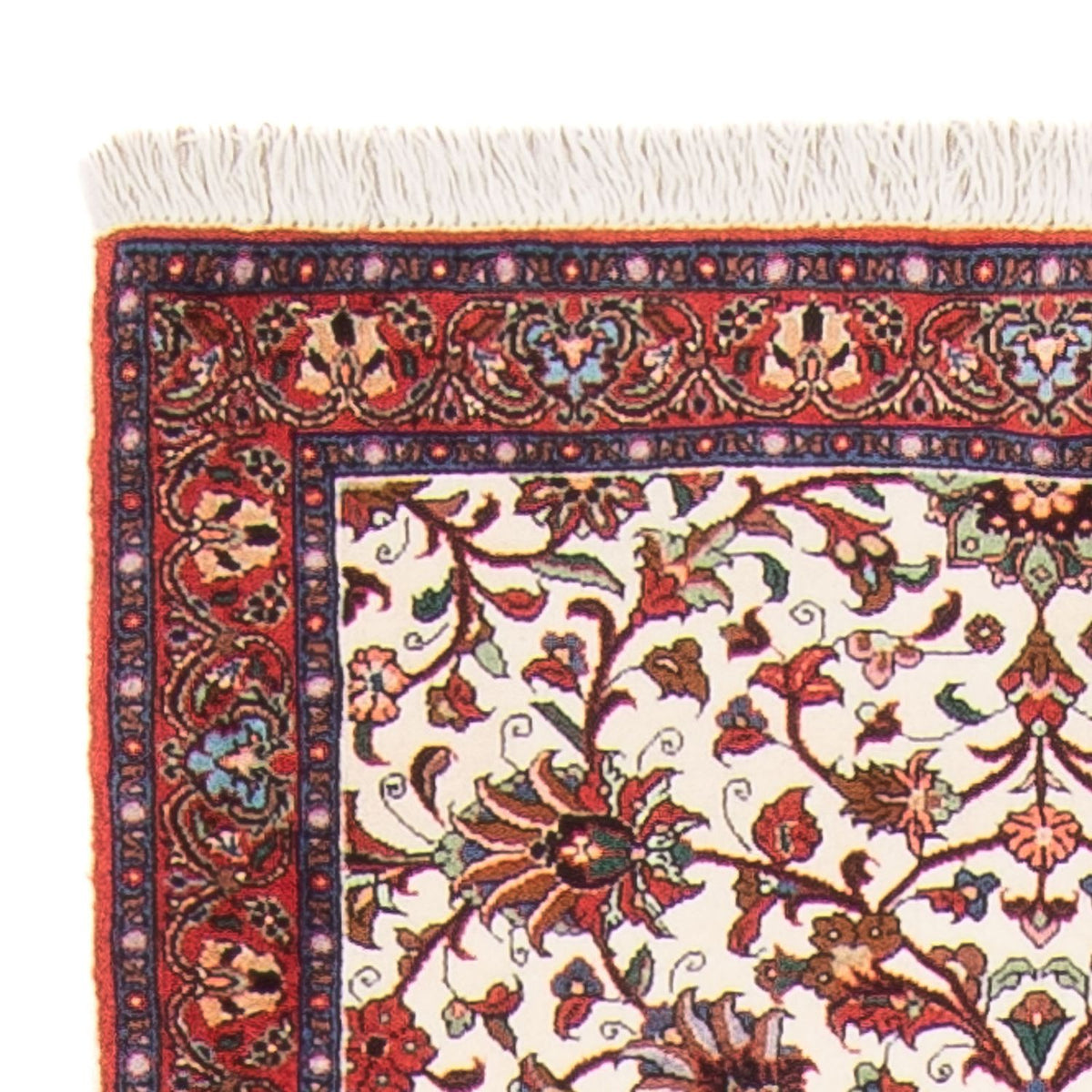 Alfombra de pasillo Alfombra persa - Bidjar - 244 x 73 cm - beige