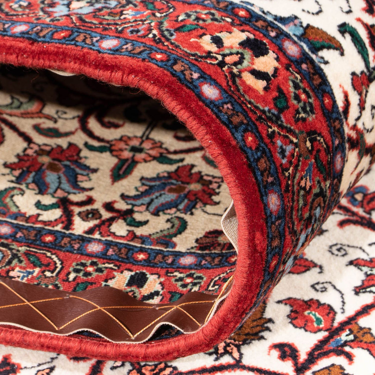 Alfombra de pasillo Alfombra persa - Bidjar - 244 x 73 cm - beige