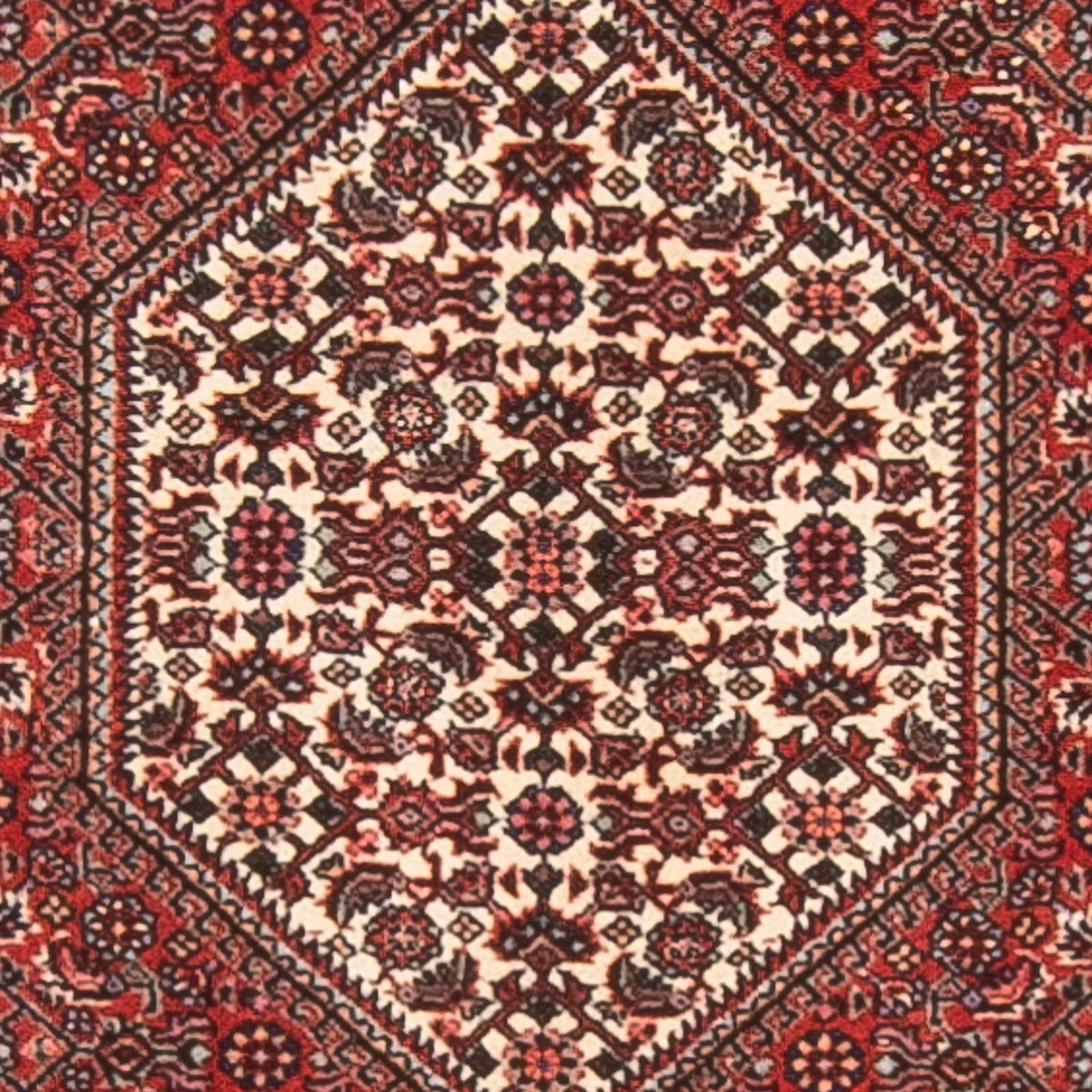 Alfombra de pasillo Alfombra persa - Bidjar - 236 x 80 cm - rojo