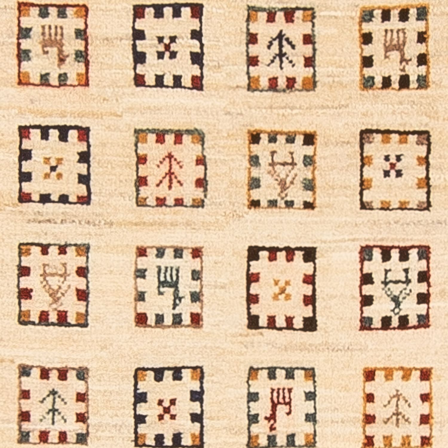 Alfombra de pasillo Alfombra Gabbeh - Loribaft Persa - 193 x 82 cm - multicolor