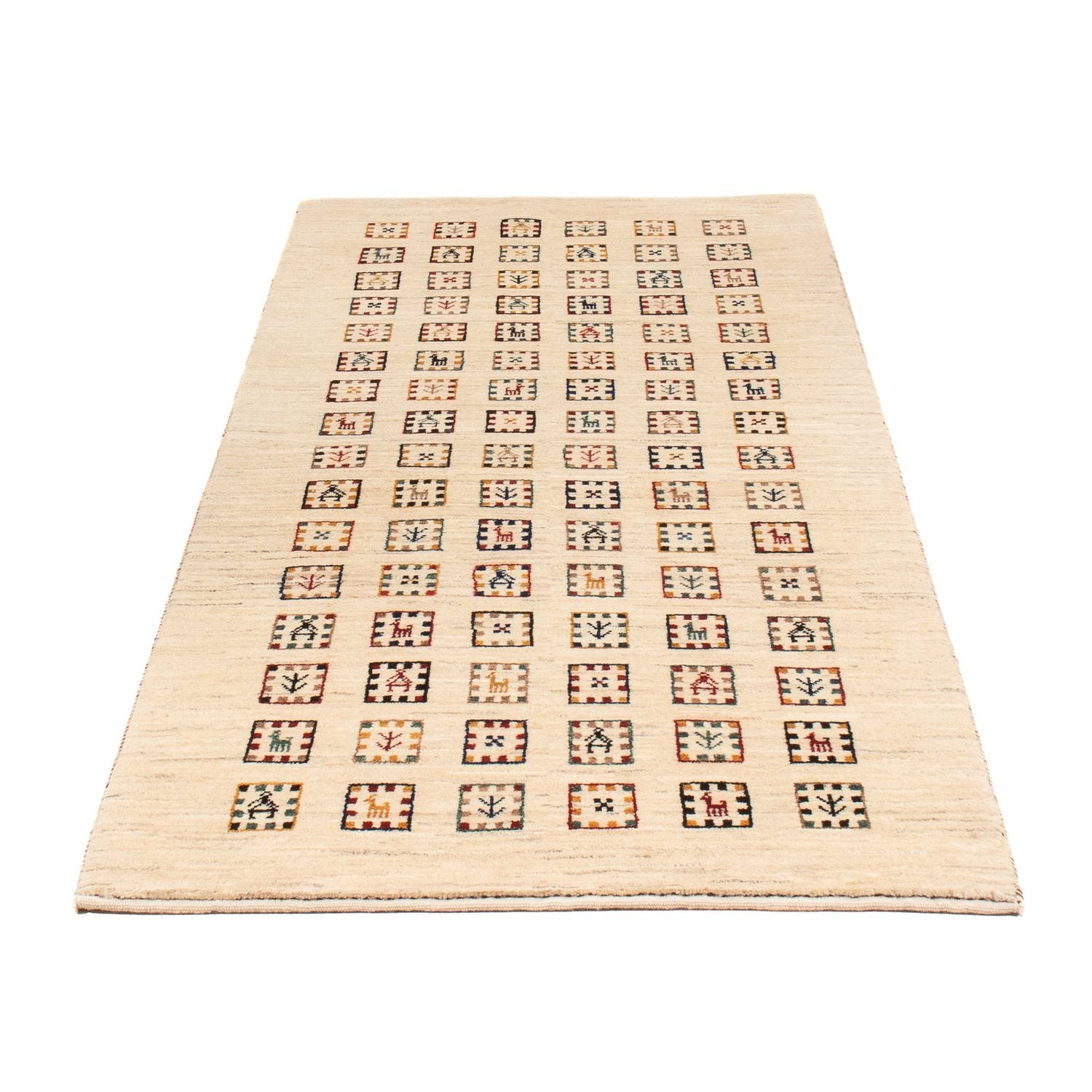 Alfombra de pasillo Alfombra Gabbeh - Loribaft Persa - 193 x 82 cm - multicolor