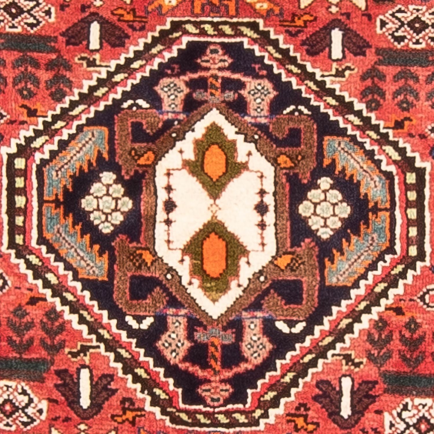 Alfombra de pasillo Alfombra persa - Nómada - 198 x 85 cm - rojo