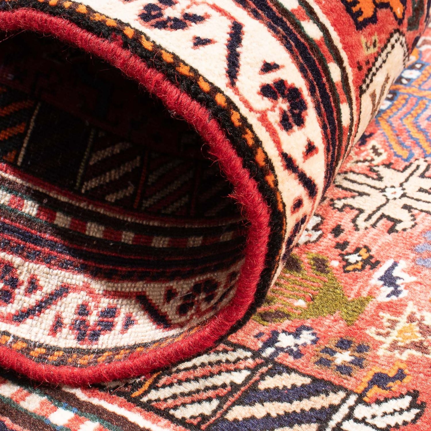 Alfombra de pasillo Alfombra persa - Nómada - 198 x 85 cm - rojo