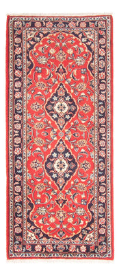 Alfombra de pasillo Alfombra persa - Keshan - 194 x 80 cm - rojo