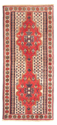 Alfombra de pasillo Alfombra persa - Clásica - 180 x 79 cm - rojo
