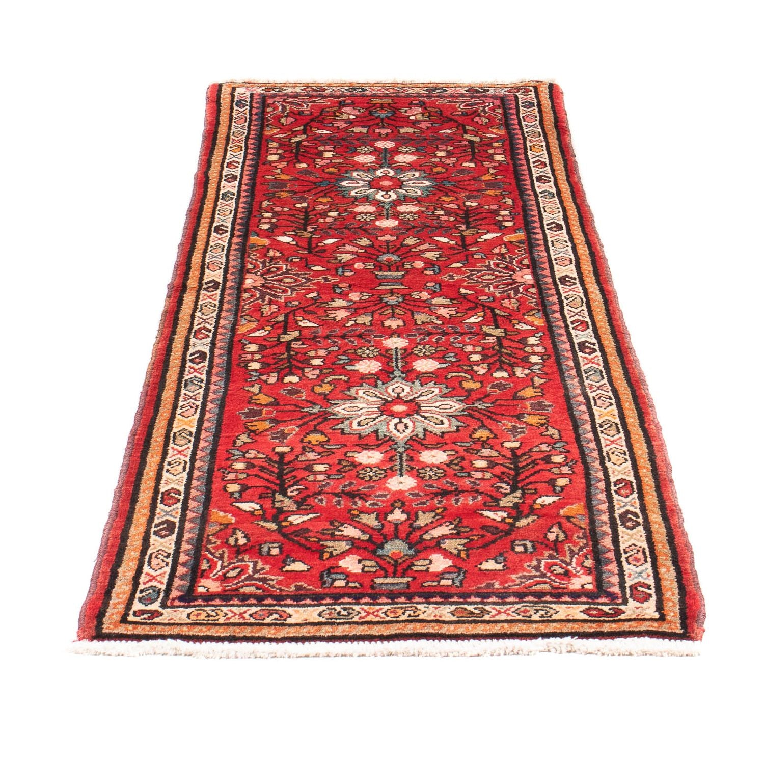 Alfombra de pasillo Alfombra persa - Nómada - 177 x 62 cm - rojo