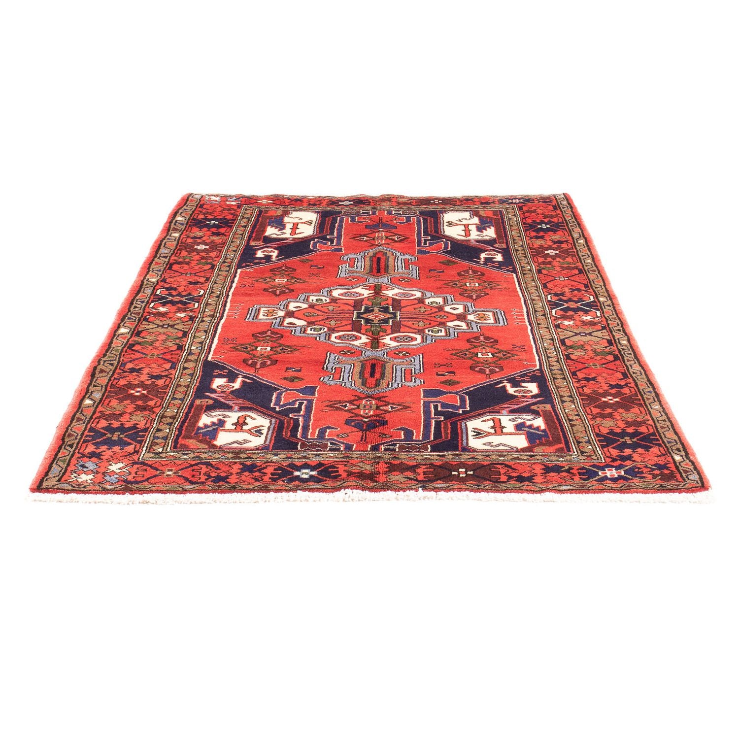 Alfombra persa - Nómada - 185 x 135 cm - rojo