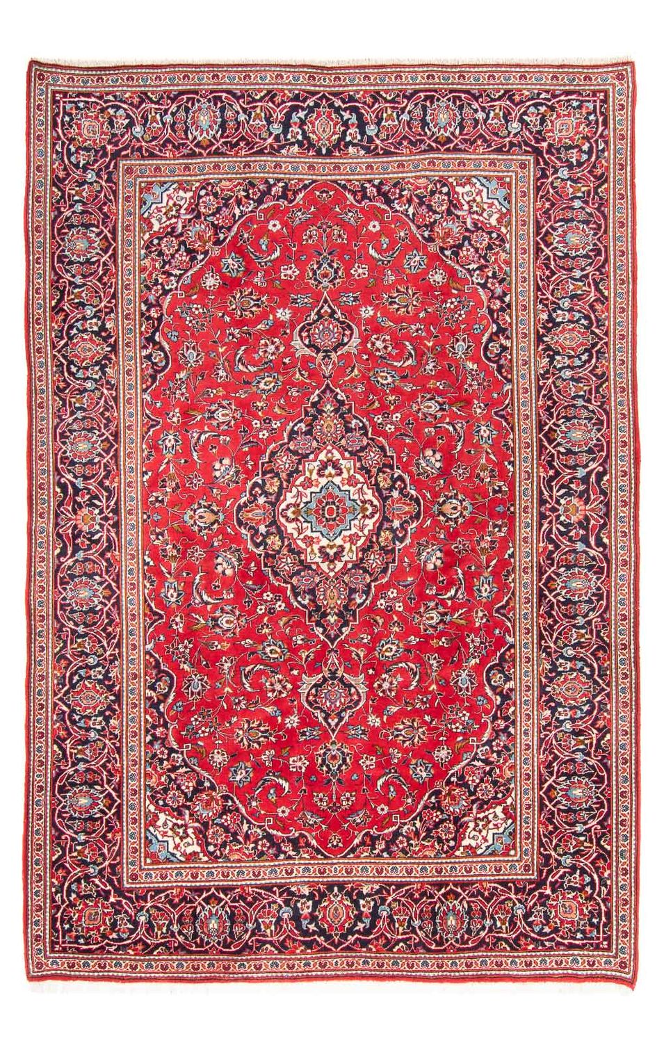 Alfombra persa - Keshan - 304 x 202 cm - rojo