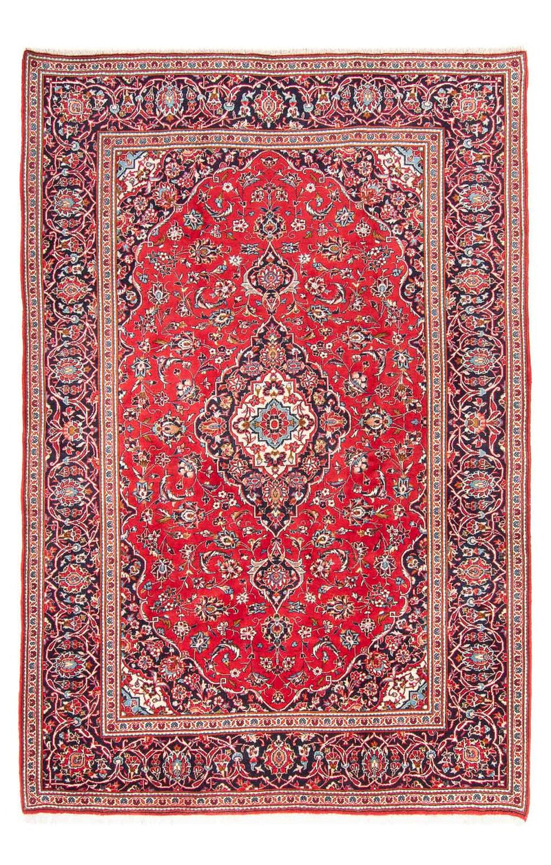 Alfombra persa - Keshan - 304 x 202 cm - rojo