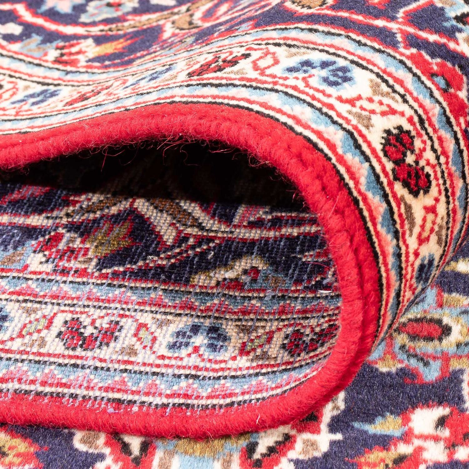 Alfombra persa - Keshan - 307 x 195 cm - rojo