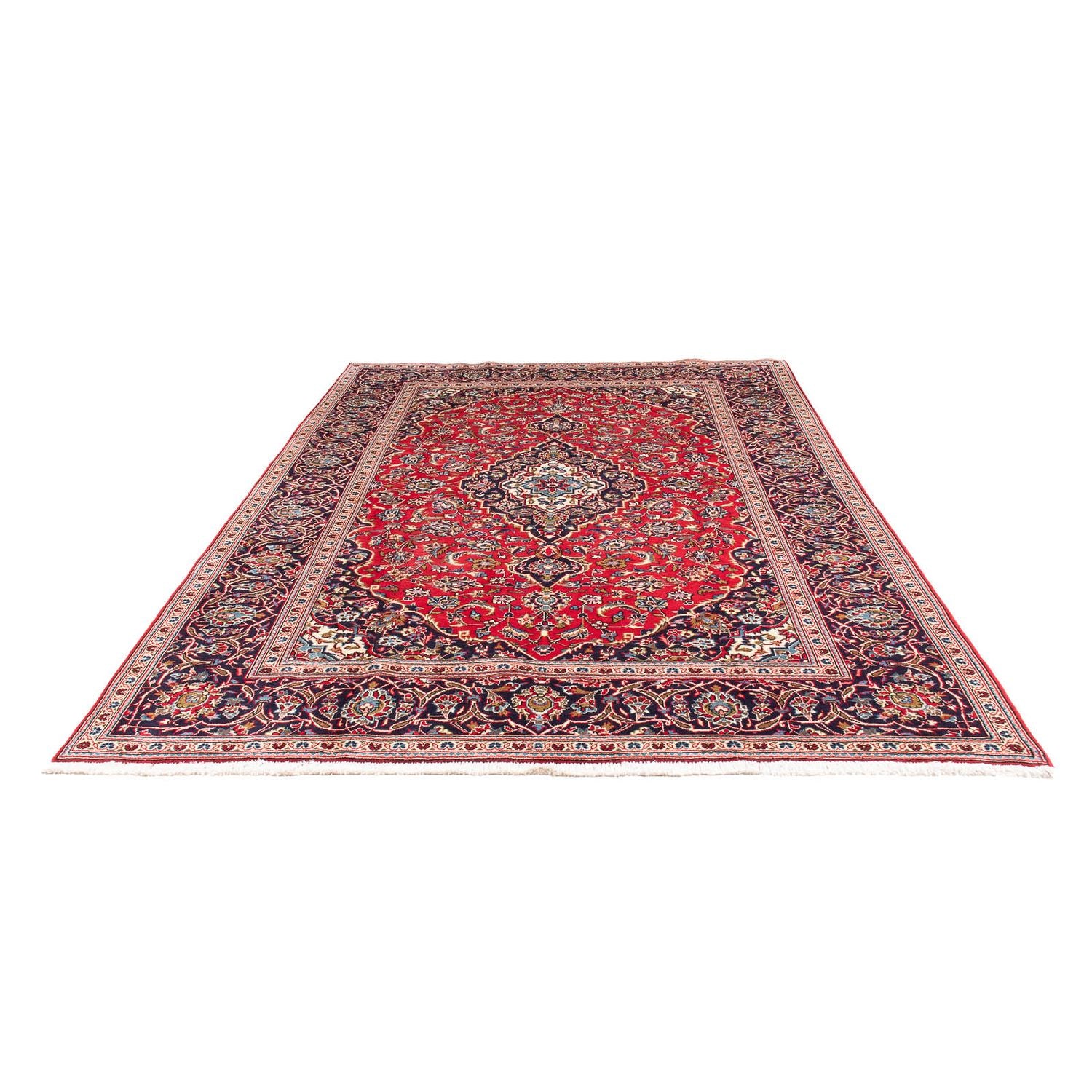 Alfombra persa - Keshan - 307 x 195 cm - rojo