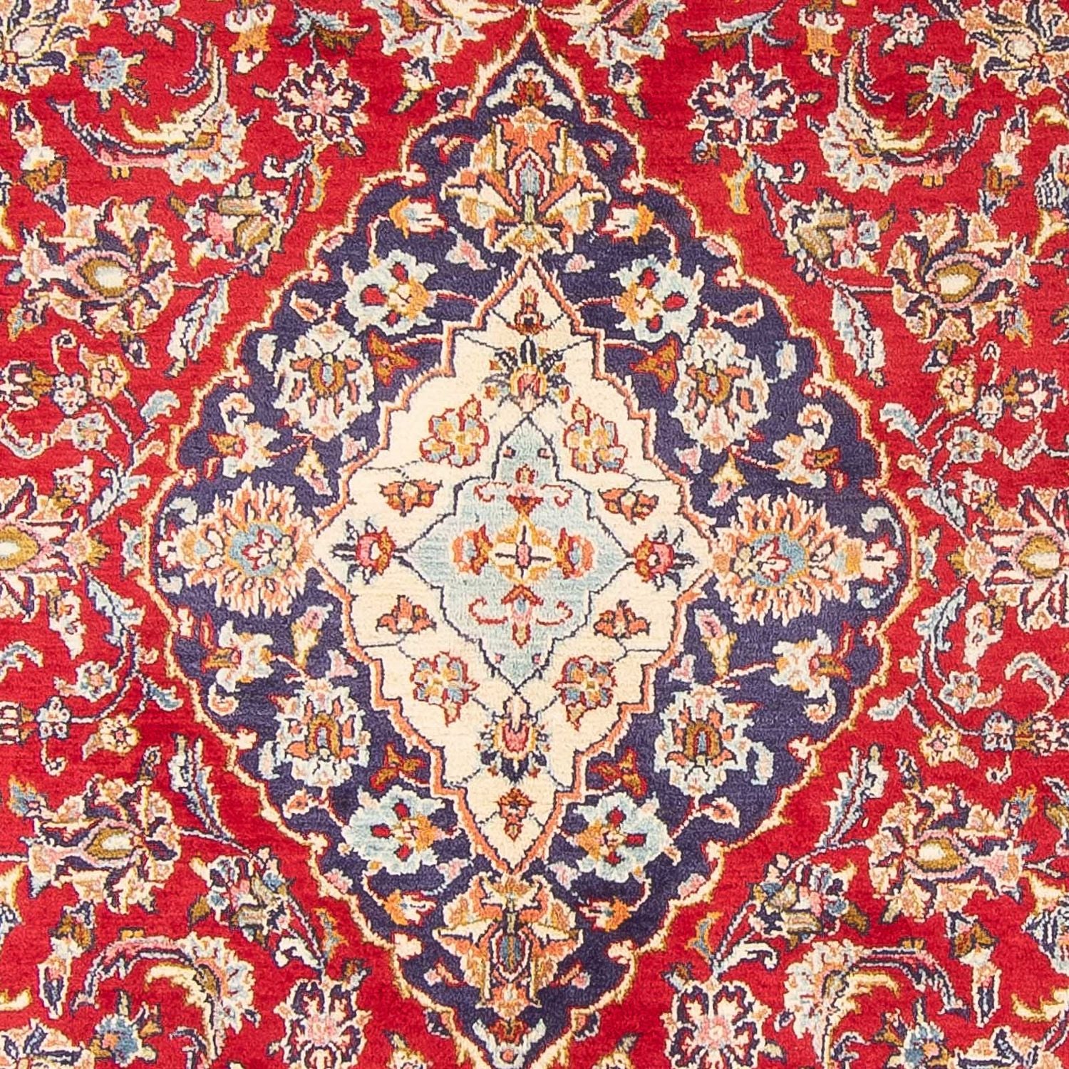 Alfombra persa - Keshan - 290 x 198 cm - rojo