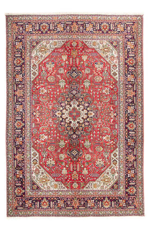 Alfombra persa - Tabriz - 302 x 200 cm - rojo