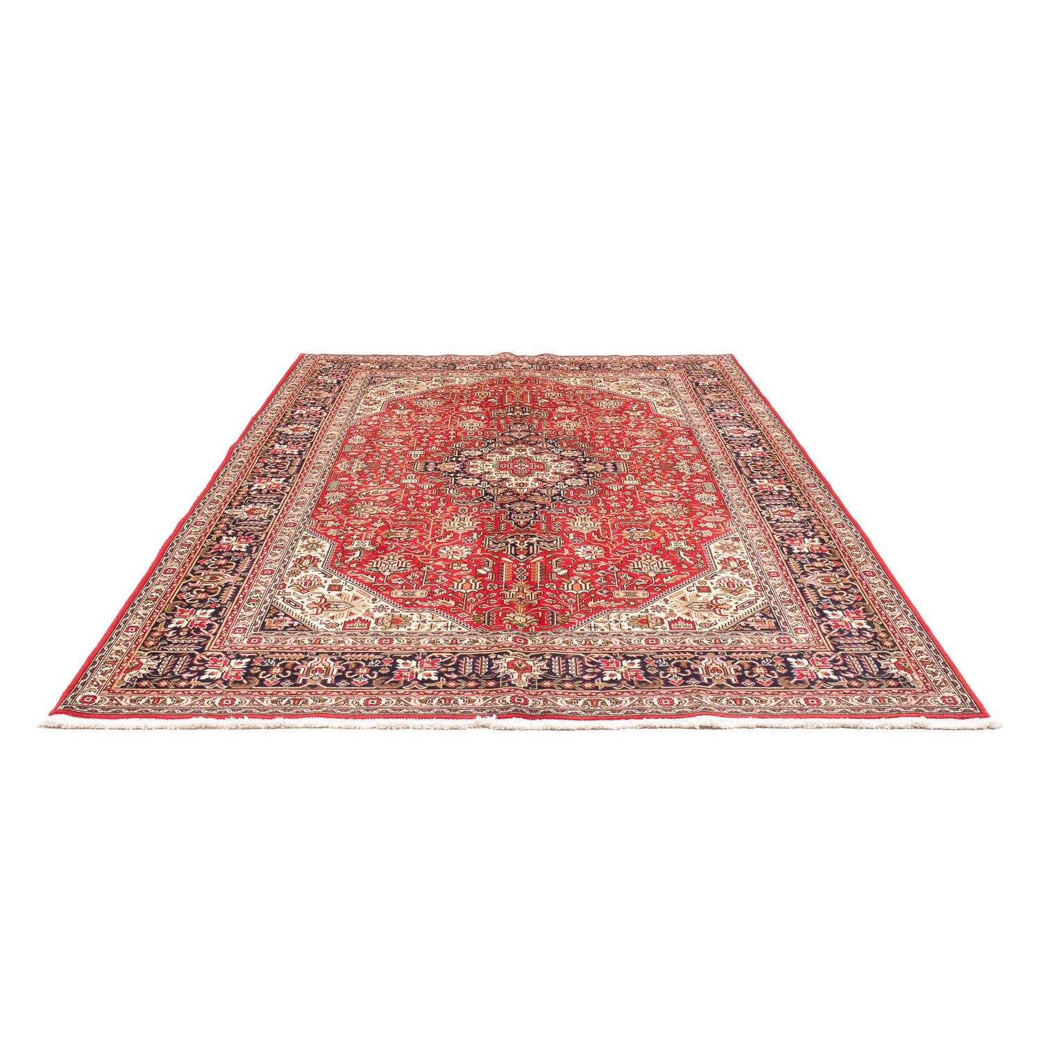 Alfombra persa - Tabriz - 300 x 195 cm - rojo