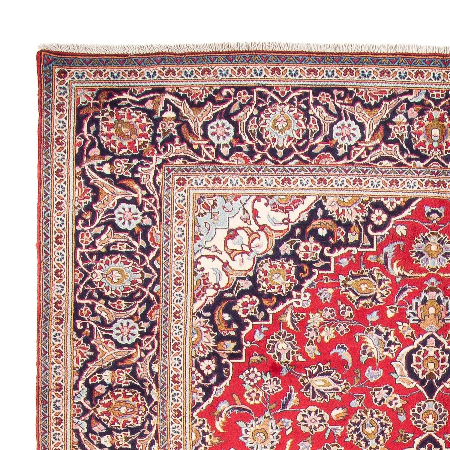 Alfombra persa - Keshan - 300 x 195 cm - rojo
