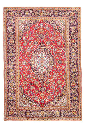 Alfombra persa - Keshan - 290 x 195 cm - rojo