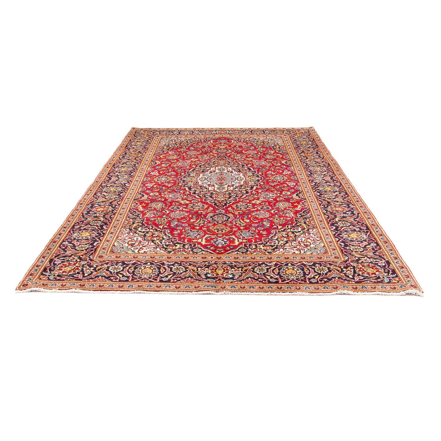 Alfombra persa - Keshan - 290 x 195 cm - rojo