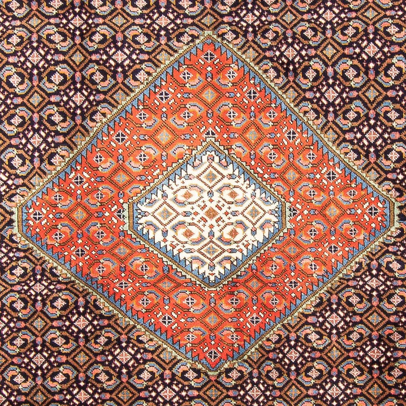 Alfombra persa - Tabriz - 276 x 208 cm - azul oscuro