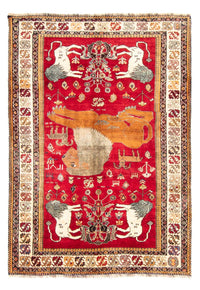 Alfombra Gabbeh - Persa Kashkuli - 265 x 171 cm - rojo