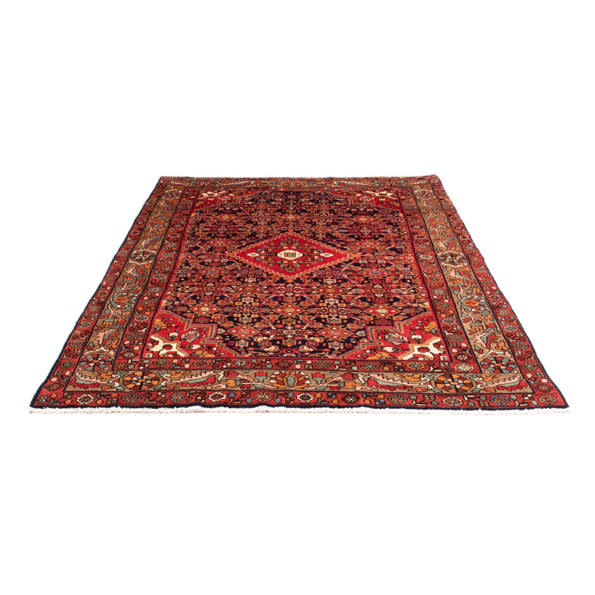 Alfombra persa - Nómada - 243 x 165 cm - azul oscuro