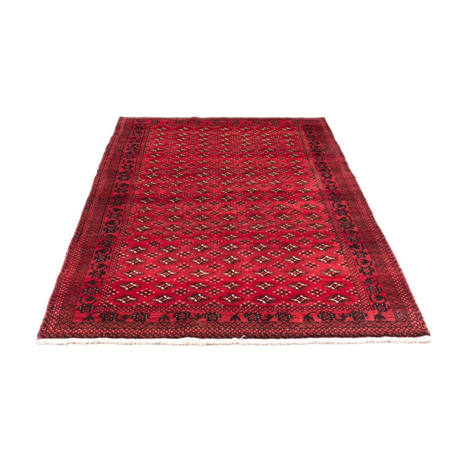 Alfombra Turkaman - 239 x 130 cm - rojo