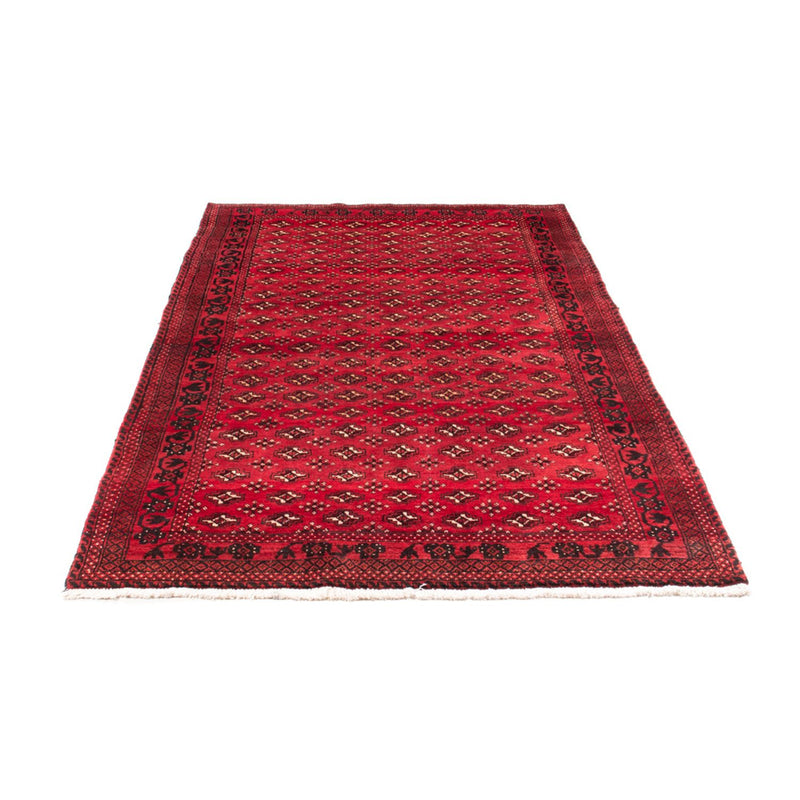 Alfombra Turkaman - 239 x 130 cm - rojo
