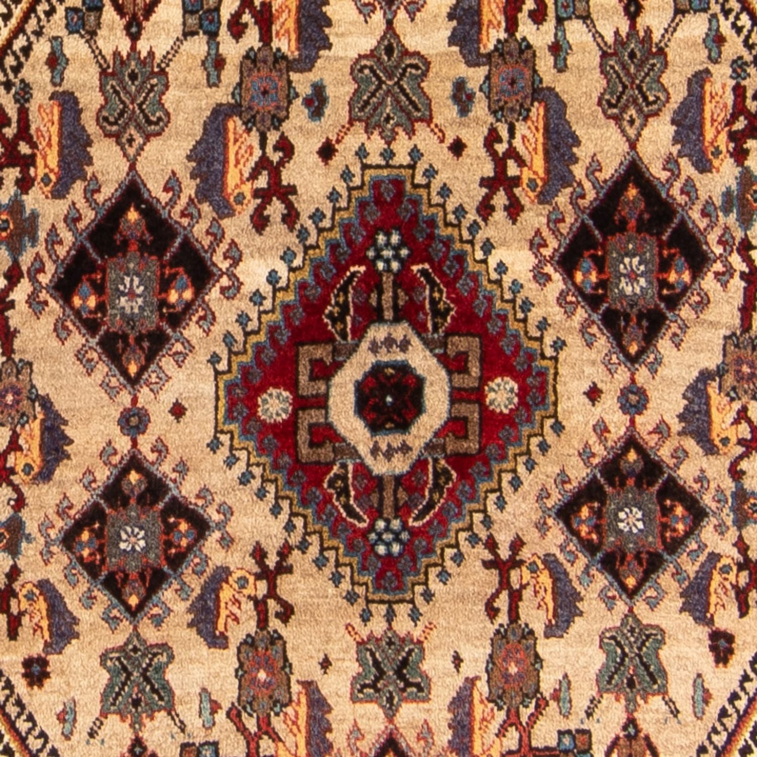 Alfombra persa - Nómada - 175 x 112 cm - beige