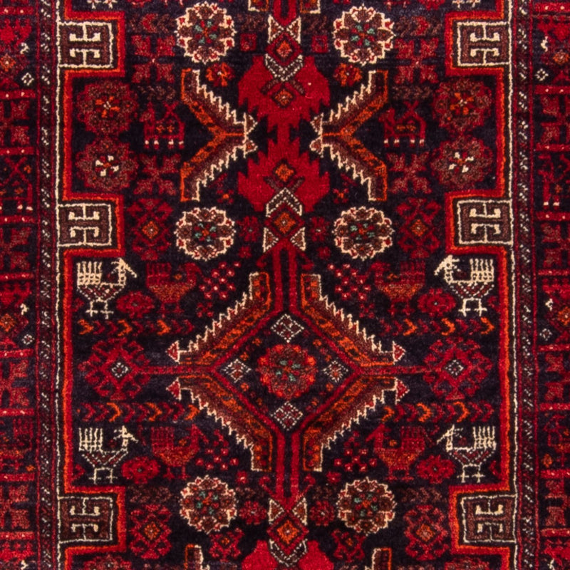 Alfombra de pasillo Alfombra Belutsch - 182 x 96 cm - rojo