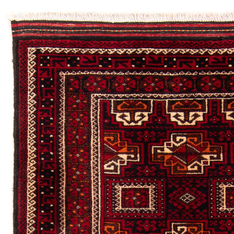 Alfombra de pasillo Alfombra Belutsch - 190 x 90 cm - rojo