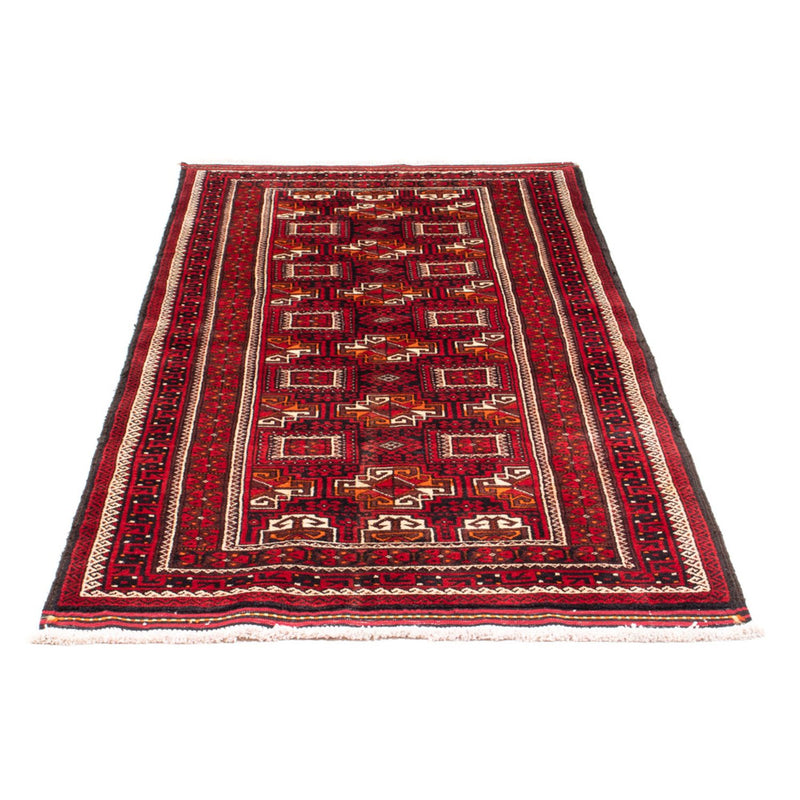 Alfombra de pasillo Alfombra Belutsch - 190 x 90 cm - rojo