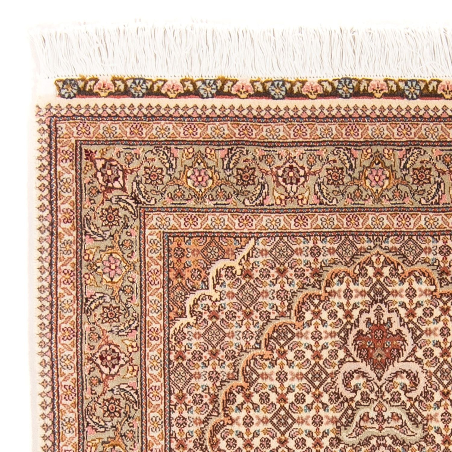 Alfombra Persa - Tabriz - Real - 130 x 75 cm - beige