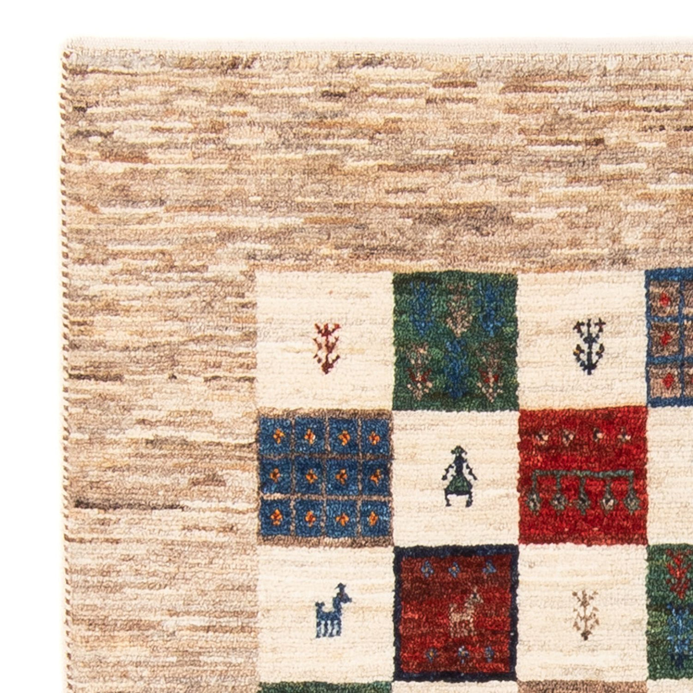 Loribaft Alfombra 125x86cm - Perserteppich Wollteppich