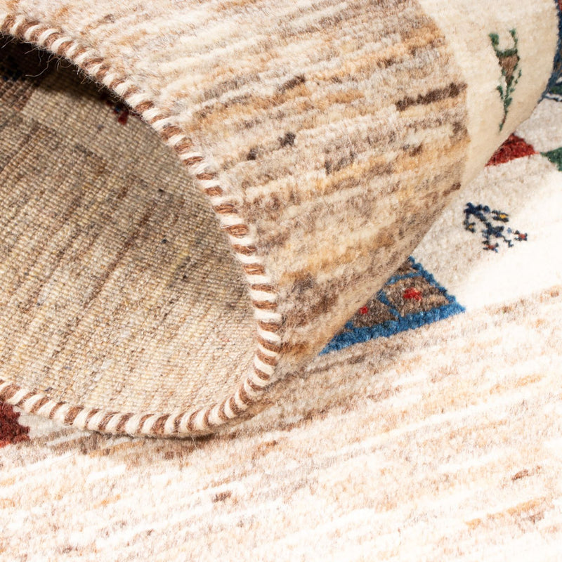 Alfombra Gabbeh - Loribaft Persa - 125 x 86 cm - multicolor