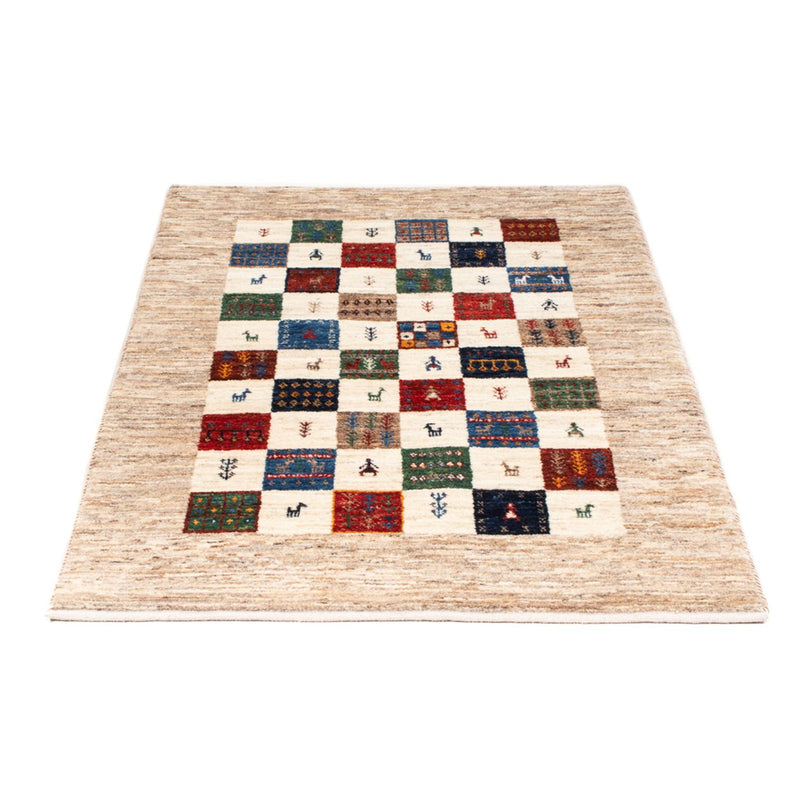 Alfombra Gabbeh - Loribaft Persa - 125 x 86 cm - multicolor