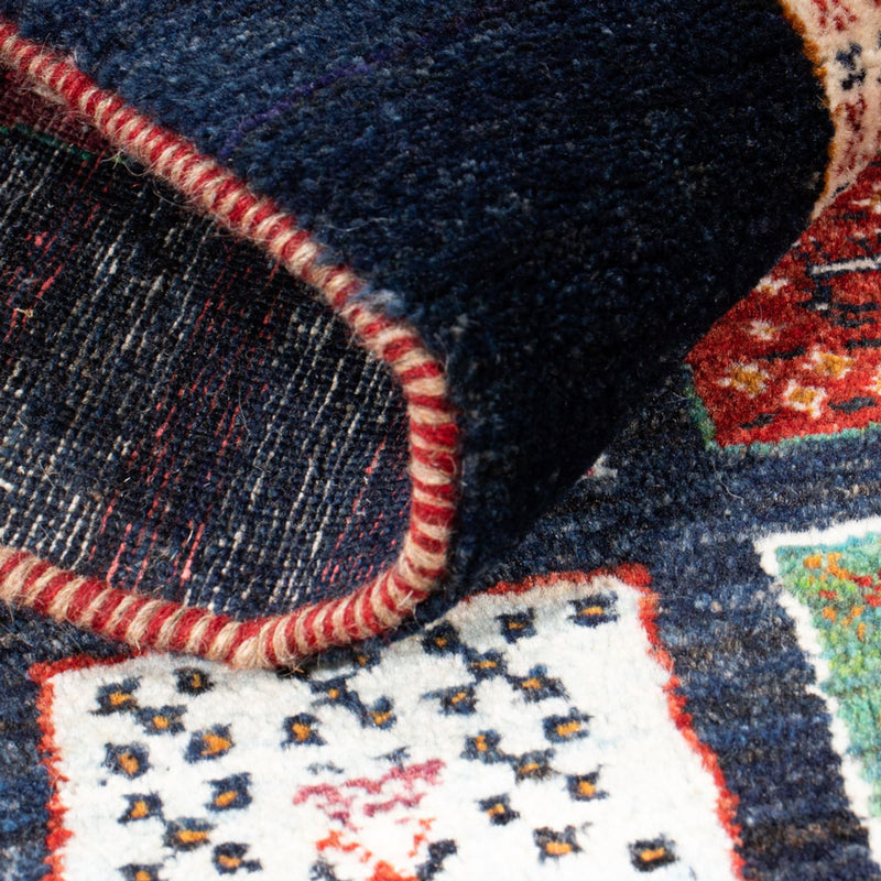 Alfombra Gabbeh - Loribaft Persa - 120 x 87 cm - multicolor