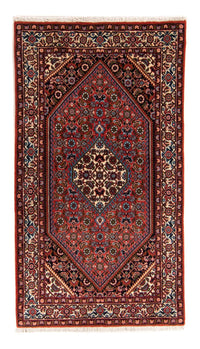Alfombra persa - Bidjar - 156 x 86 cm - rojo