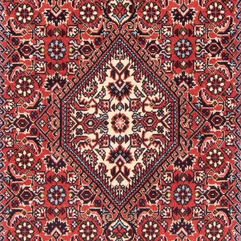 Alfombra persa - Bidjar - 155 x 87 cm - rojo