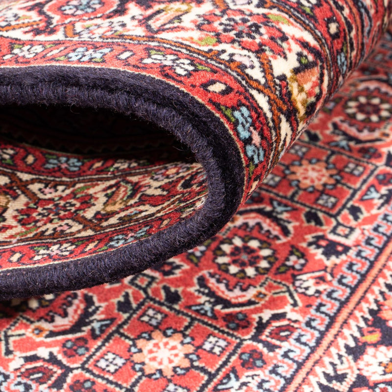 Alfombra persa - Bidjar - 155 x 87 cm - rojo