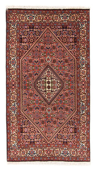Alfombra persa - Bidjar - 151 x 82 cm - rojo