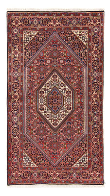 Alfombra persa - Bidjar - 155 x 84 cm - rojo