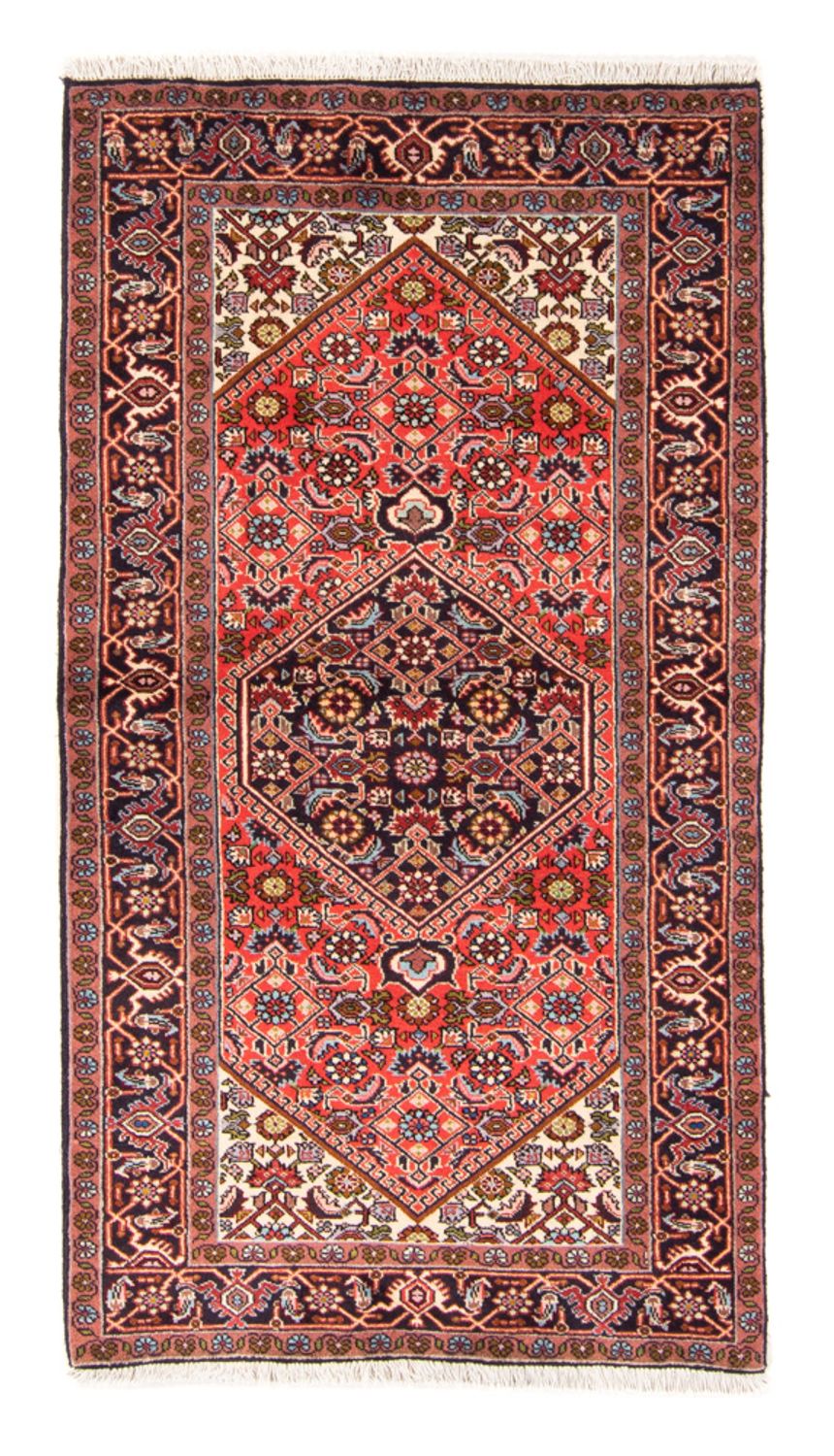 Alfombra persa - Bidjar - 156 x 84 cm - rojo