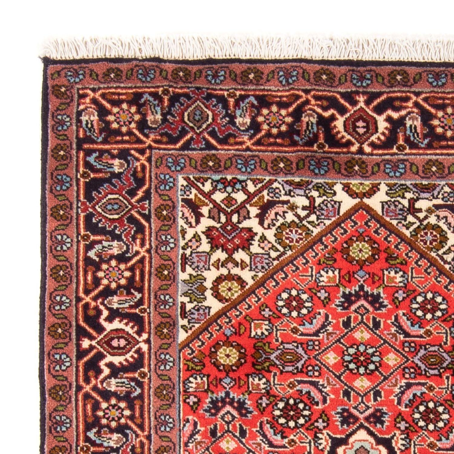 Alfombra persa - Bidjar - 156 x 84 cm - rojo